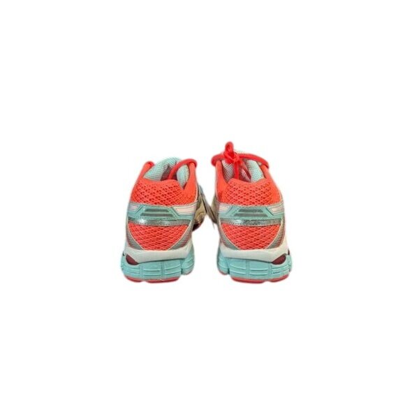 Asics Gel Flux women's athletic sneaker size 9.5 aqua neon orange NEW with tags - Picture 4 of 6